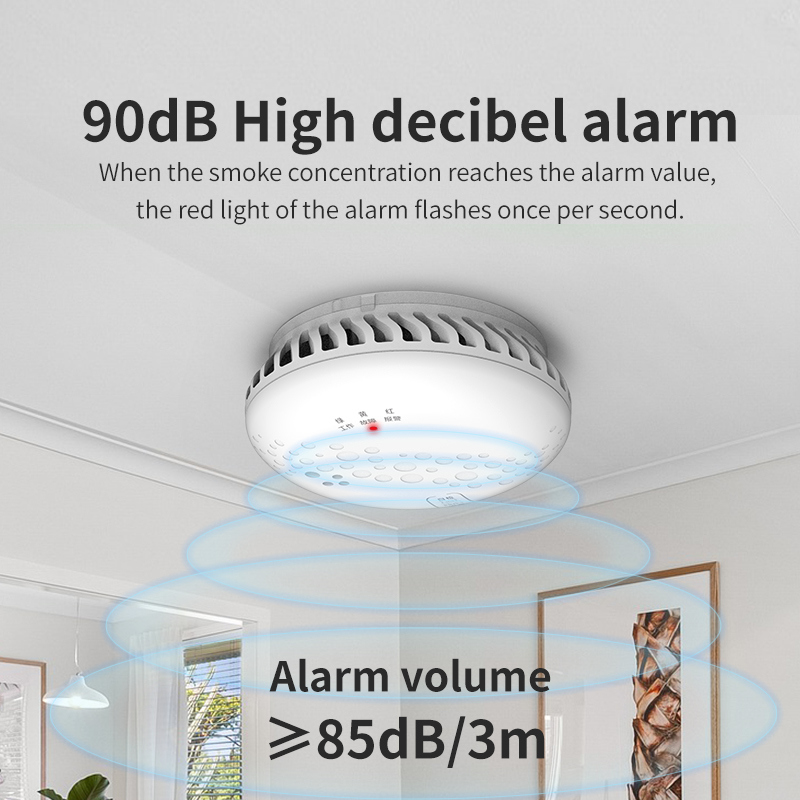 UL Smoke Detector Fire Smoke Tuya Detector Alarm Wifi Smoke Alarm with Factory Price