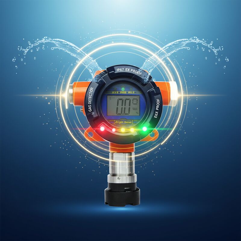 GTQ-BS03 Fixed Gas Detector – Industrial Combustible & Toxic Gas Monitor with 4-20mA/RS485 Output & IP67 Rating